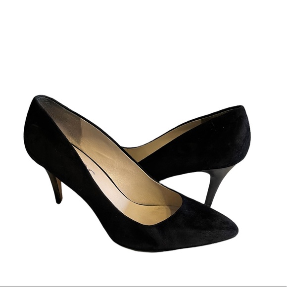 KORS by Michael Kors Black Suede High Heels 10M - Picture 1 of 11